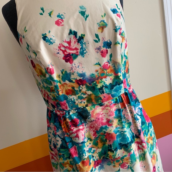 Anthropologie Maeve Tea Garden Floral Sheath Dress - Picture 6 of 10